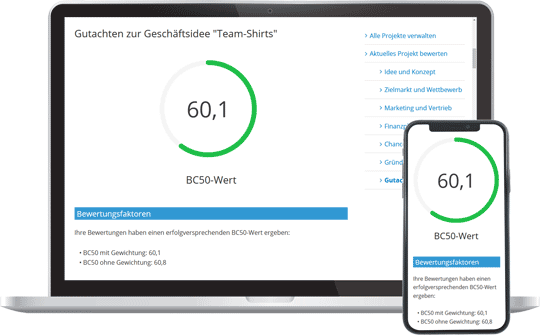 Geschäftsidee bewerten