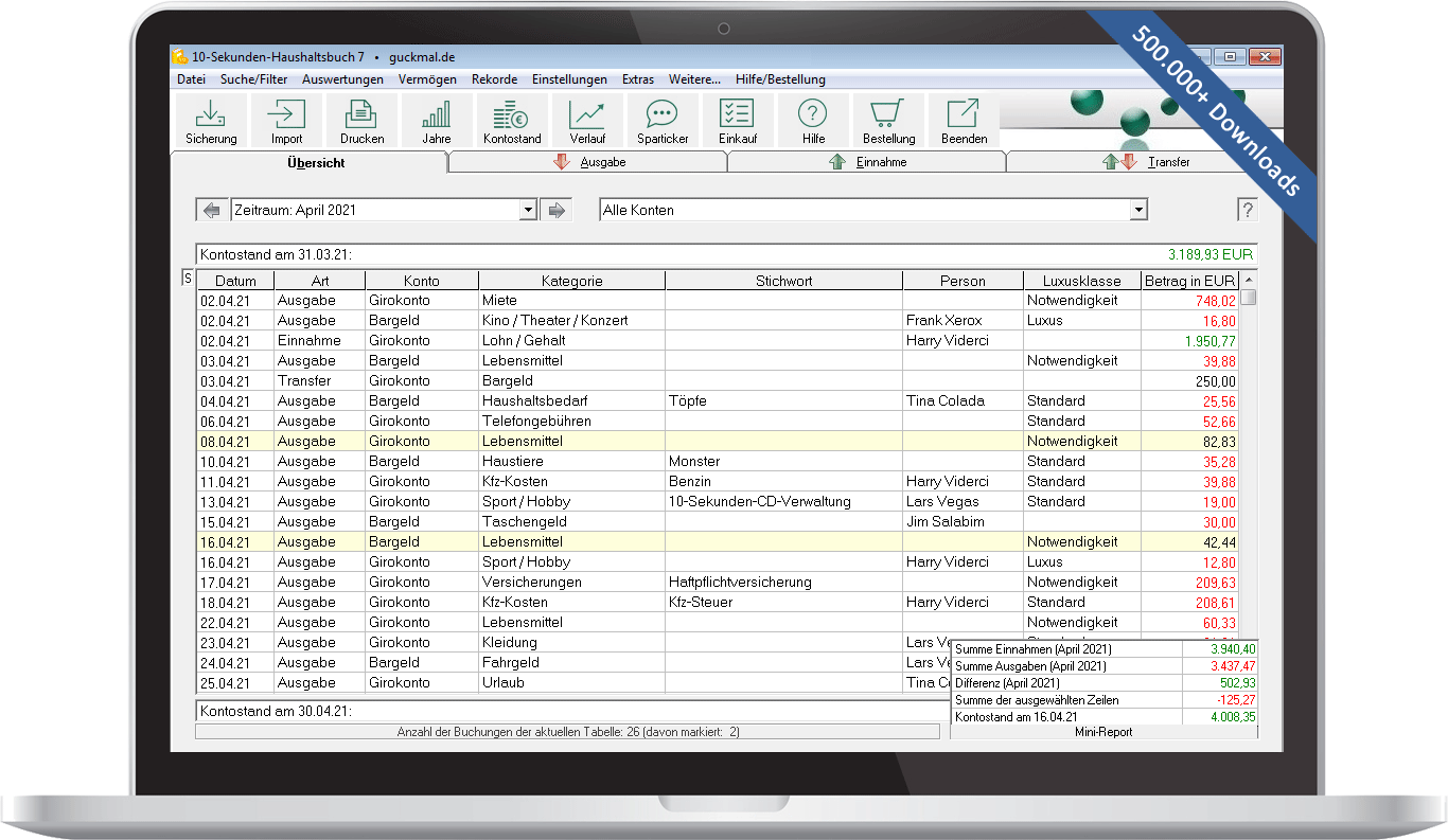 10 sekunden haushaltsbuch crack 4.07